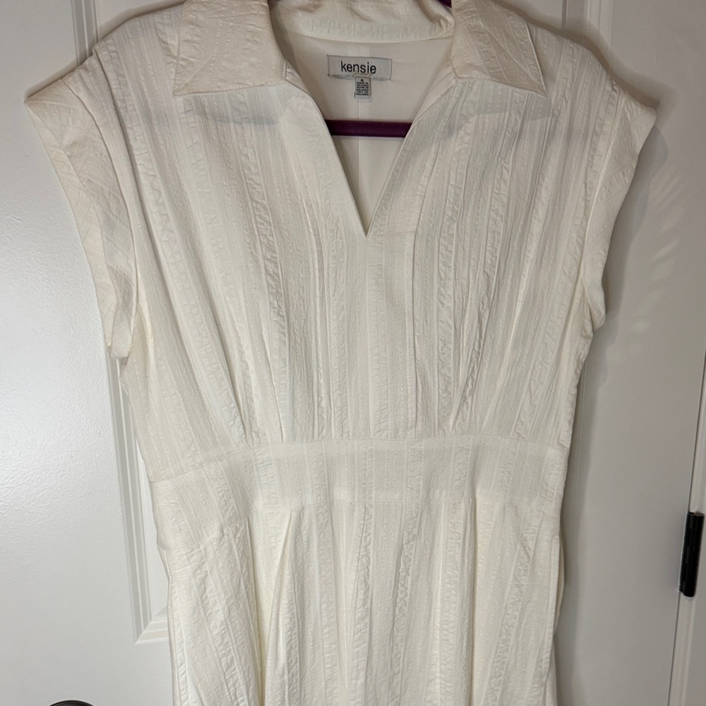 Kensie White Midi Dress - Picture 2 of 8